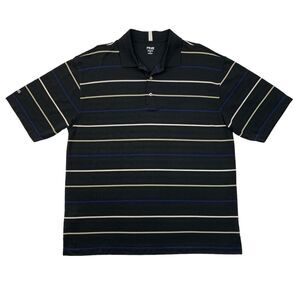 Ping Polo Shirt Mens Extra Large Black Lapsi Performance Dynamics Striped Golf